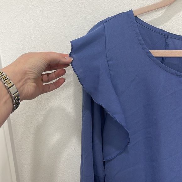 HOST PICK!🙋🏻‍♀️🎉Plus Size Ruffle Sleeve Blouse - Picture 7 of 10